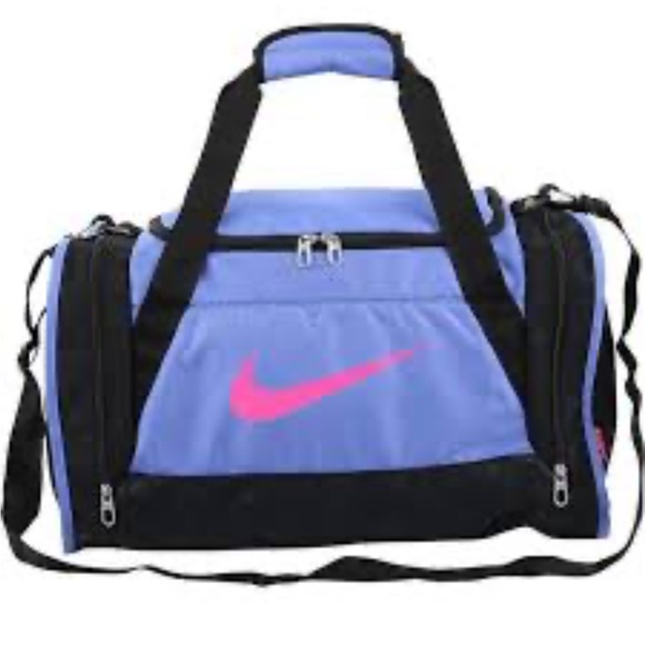 Nike Blue and Pink Duffel Bag with Sporty Design - Picture 1 of 6